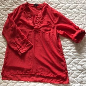 Light coral high/low top